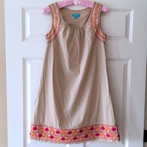 Calypso St Barth for Target dress Summer Embroidery scoop neck tank